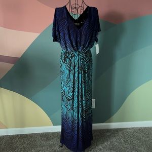 Trina Turk Kashmir Yamika Print Maxi Dress